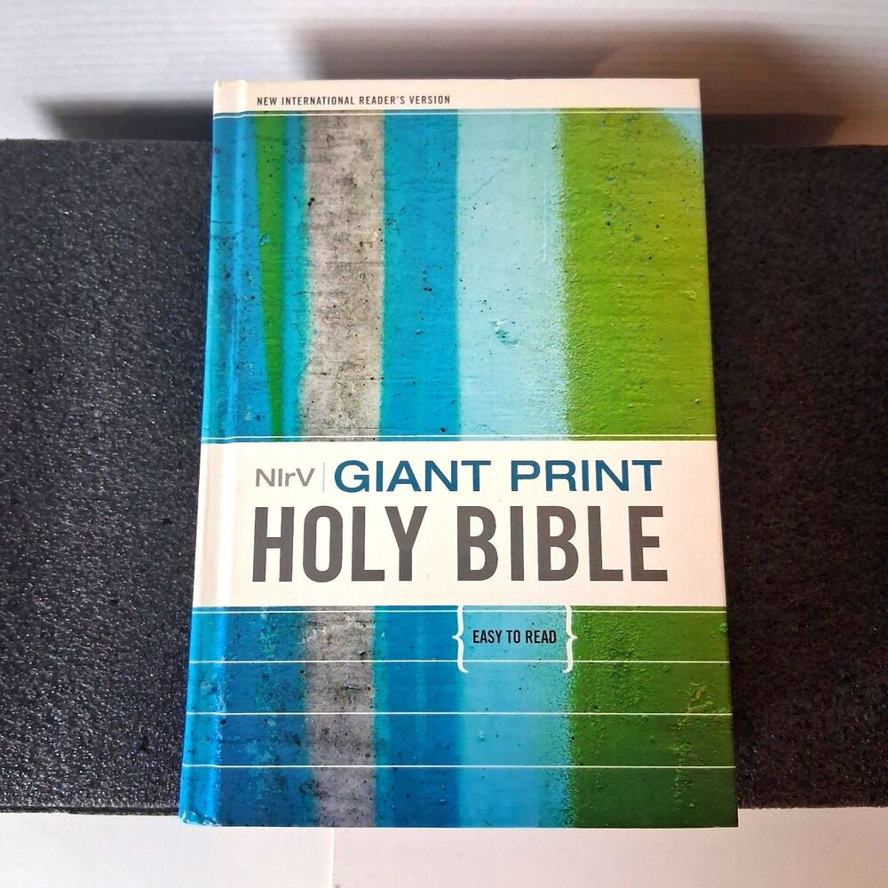 NIRV Giant Print Holy Bible Zondervan Hardcover International Readers Version